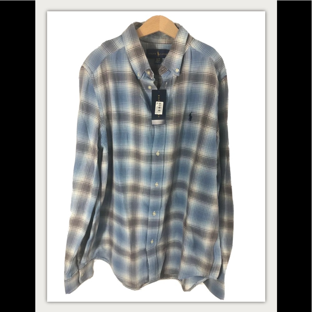 POLO RALPH LAUREN Long Sleeve Button Front Shirt